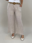 Culotte Leinen in Beige Artikel 6141