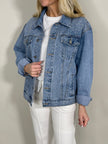 Jeansjacke mit Strasssteinen Artikel 5610