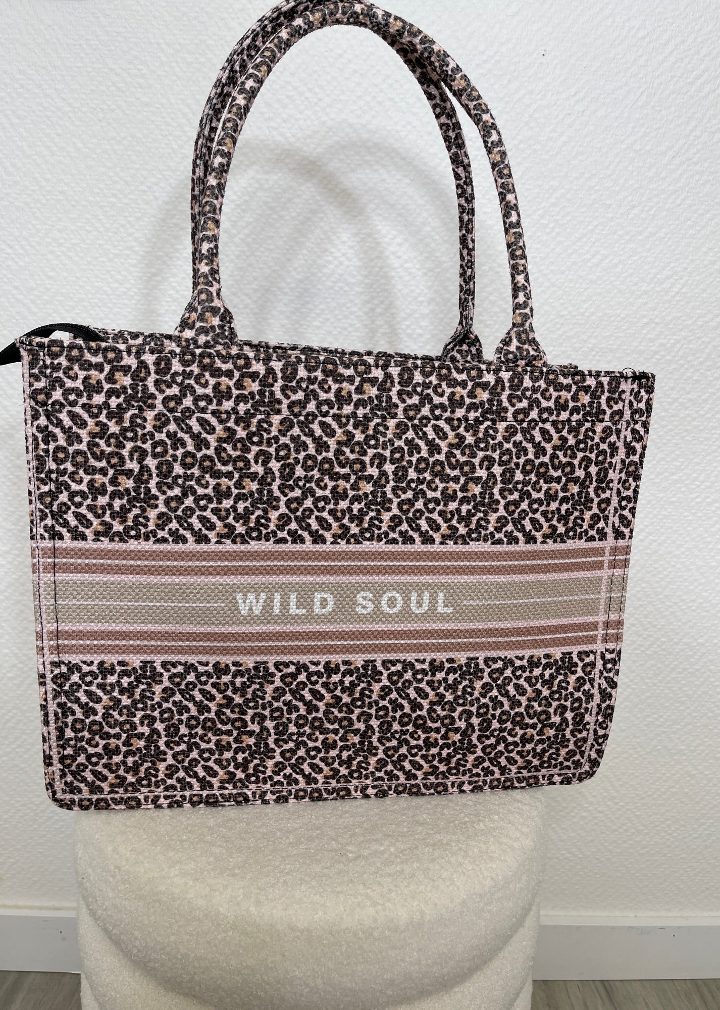 Shopper Leo mit Aufdruck