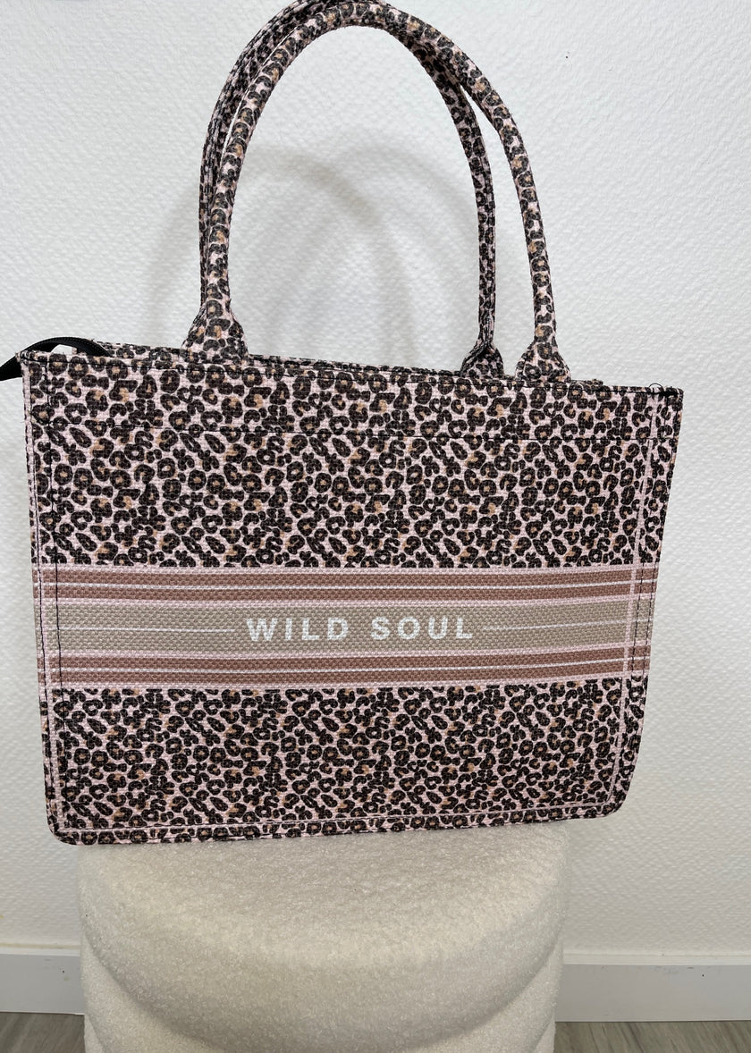Shopper Leo mit Aufdruck