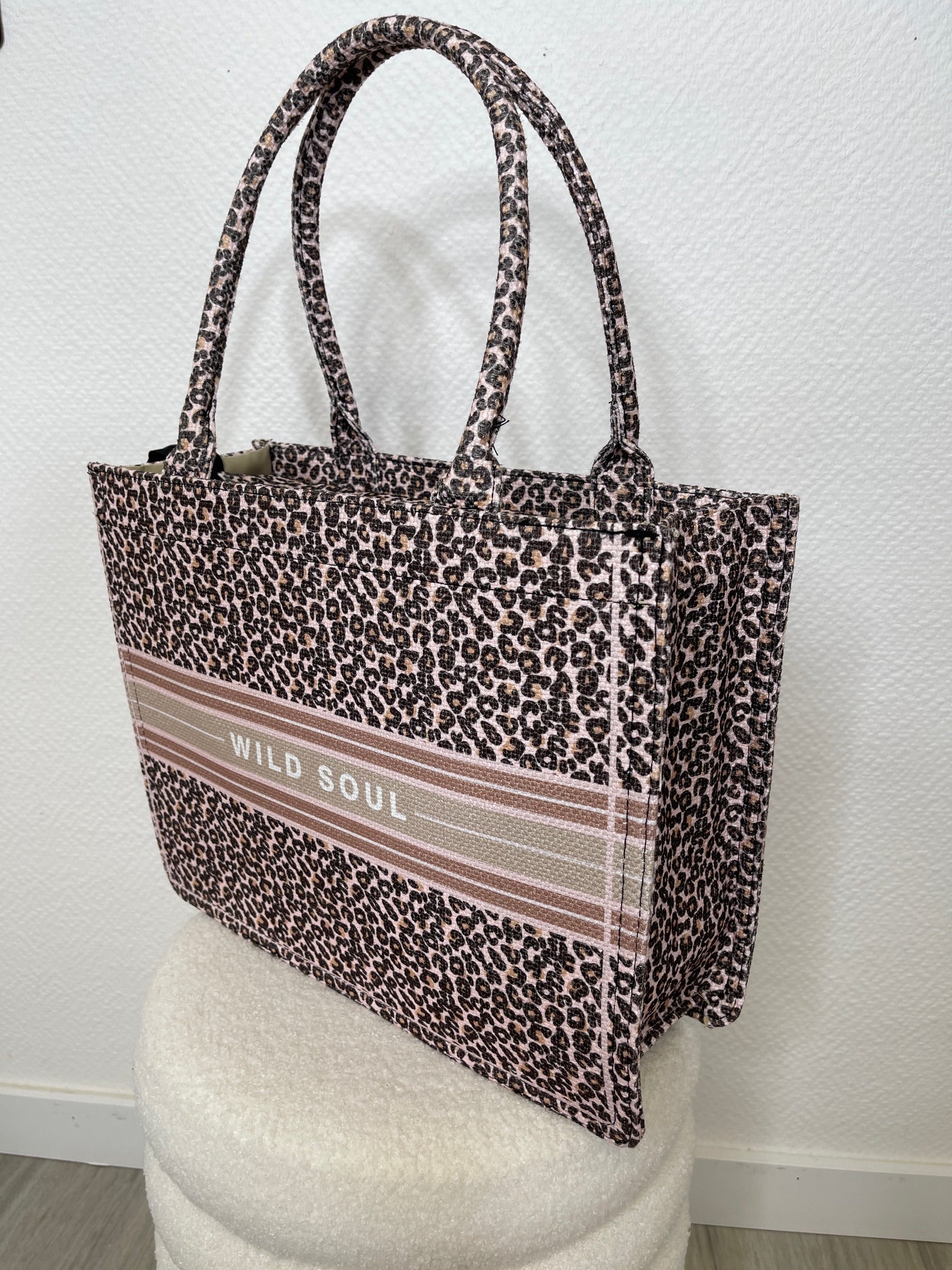 Shopper Leo mit Aufdruck