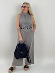 Jumpsuit Uni in Taupe Artikel 6114