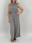 Jumpsuit Uni in Taupe Artikel 6114