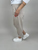 Jeans Ballon Schnitt in Beige