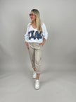 Sweatshirt Ciao in Weiß