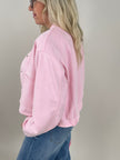 Jacke Velours in Rosa Art. 6754