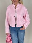 Jacke Velours in Rosa Art. 6754