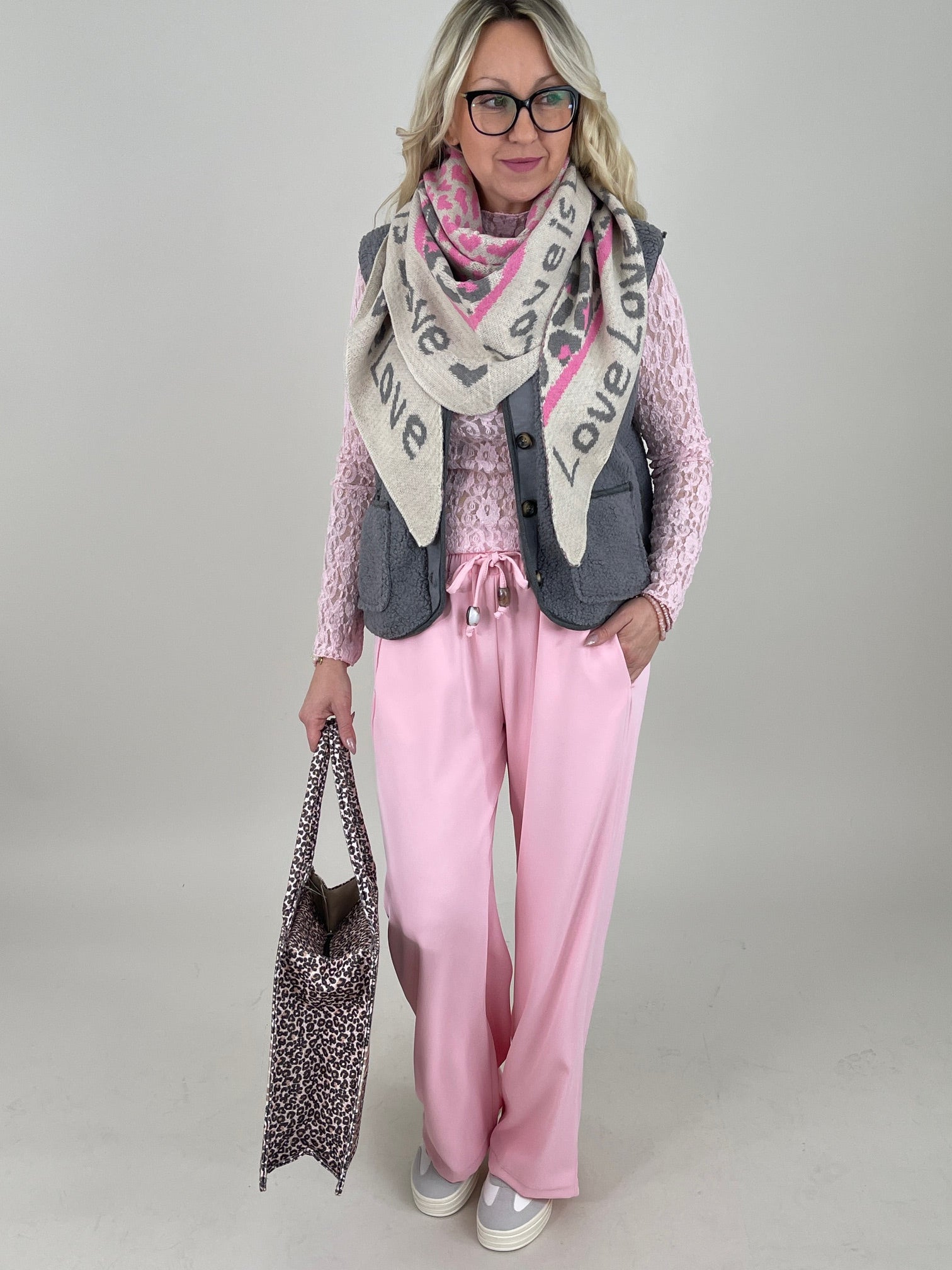 Weste Teddy in Grau Art. 6779