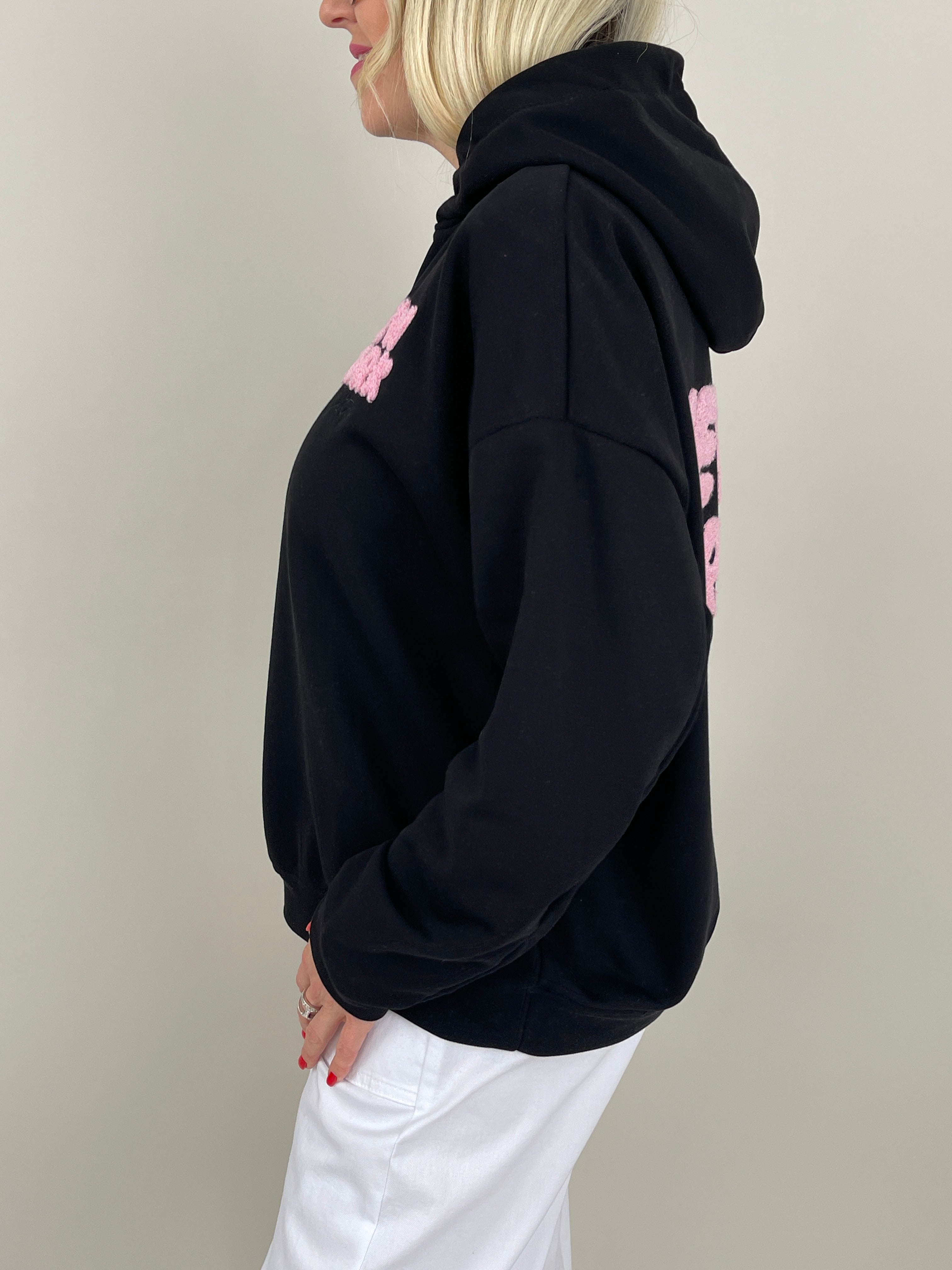 Hoodie New York in Schwarz