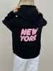 Hoodie New York in Schwarz