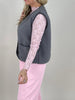 Weste Teddy in Grau