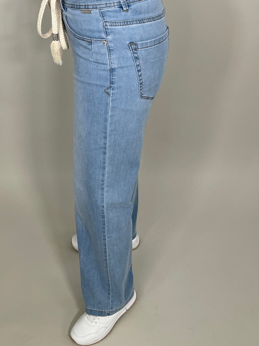 Jeans Wide Leg von Red Button mit Bindegürtel Artikel RB5629