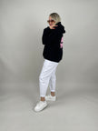 Hoodie New York in Schwarz