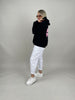 Hoodie New York in Schwarz