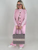 Weste Teddy in Rosa