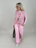 Weste Teddy in Rosa