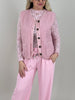 Weste Teddy in Rosa