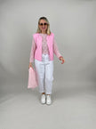 Strickweste in Rosa