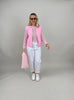 Strickweste in Rosa