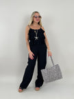 Jumpsuit Volants in Schwarz Artikel 6135