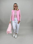 Strickweste in Rosa
