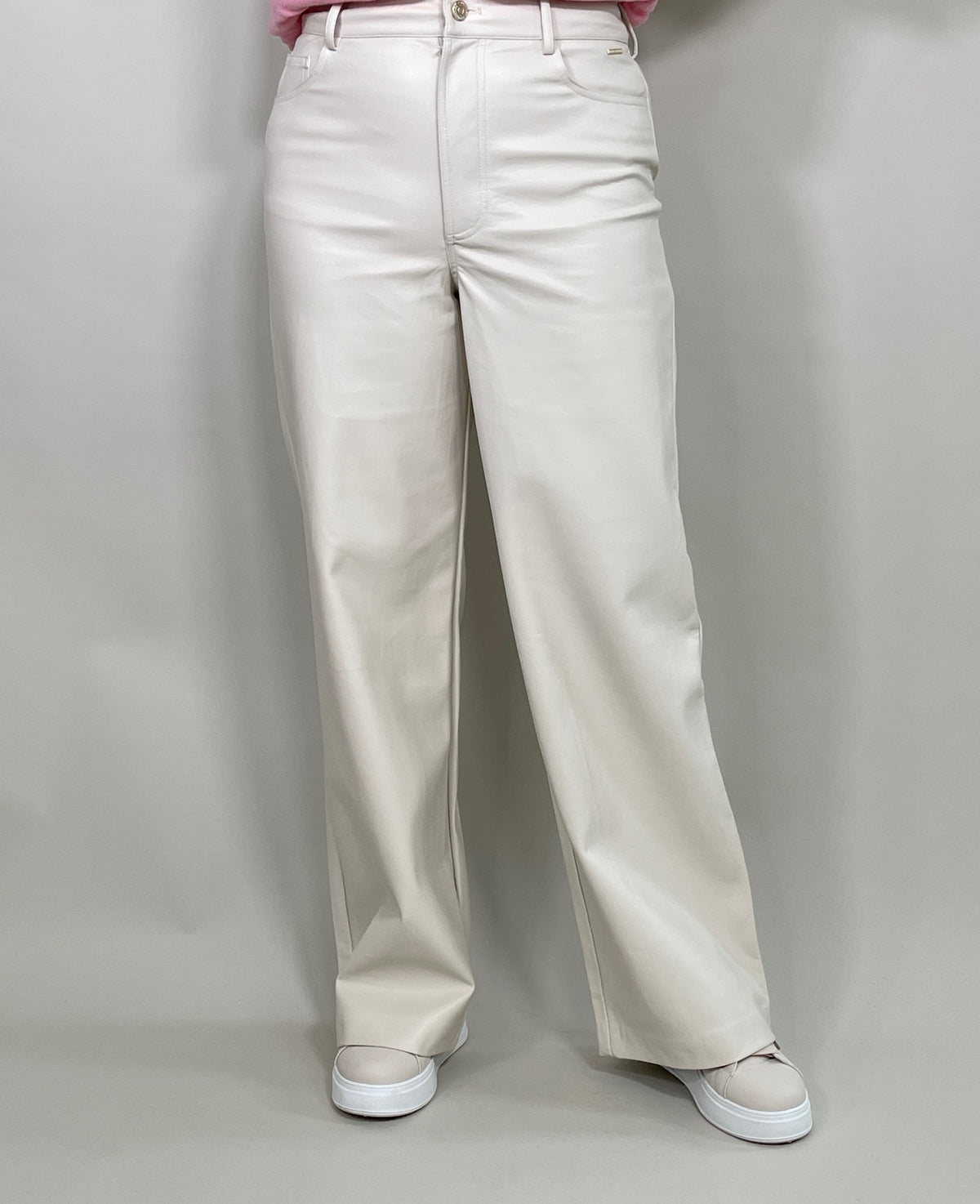 Hose Kunstleder von Rino&Pelle in Creme