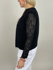 Strickweste in Schwarz