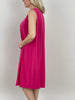 Kleid Kofferstoff Uni in Pink Artikel 6130