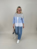 Sweatshirt mit Bluseneinsatz