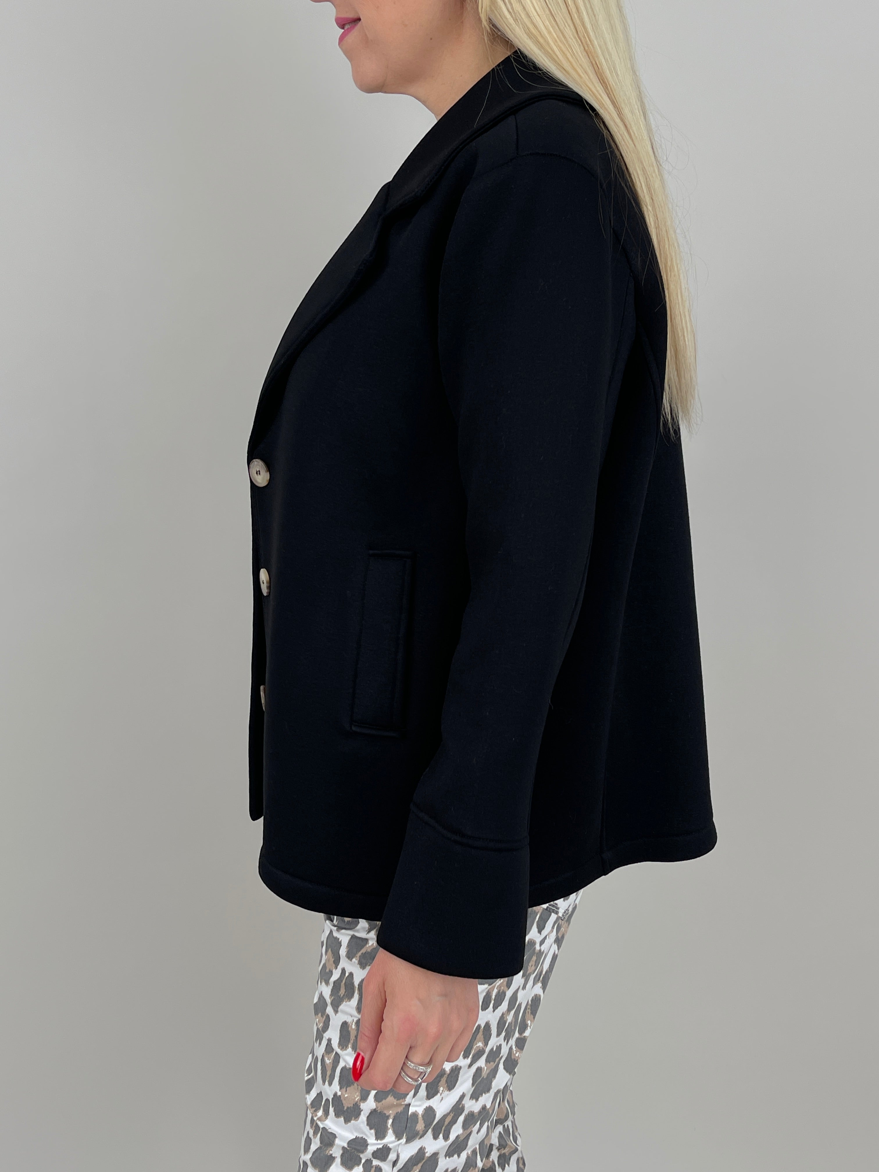 Jacke Soft in Schwarz