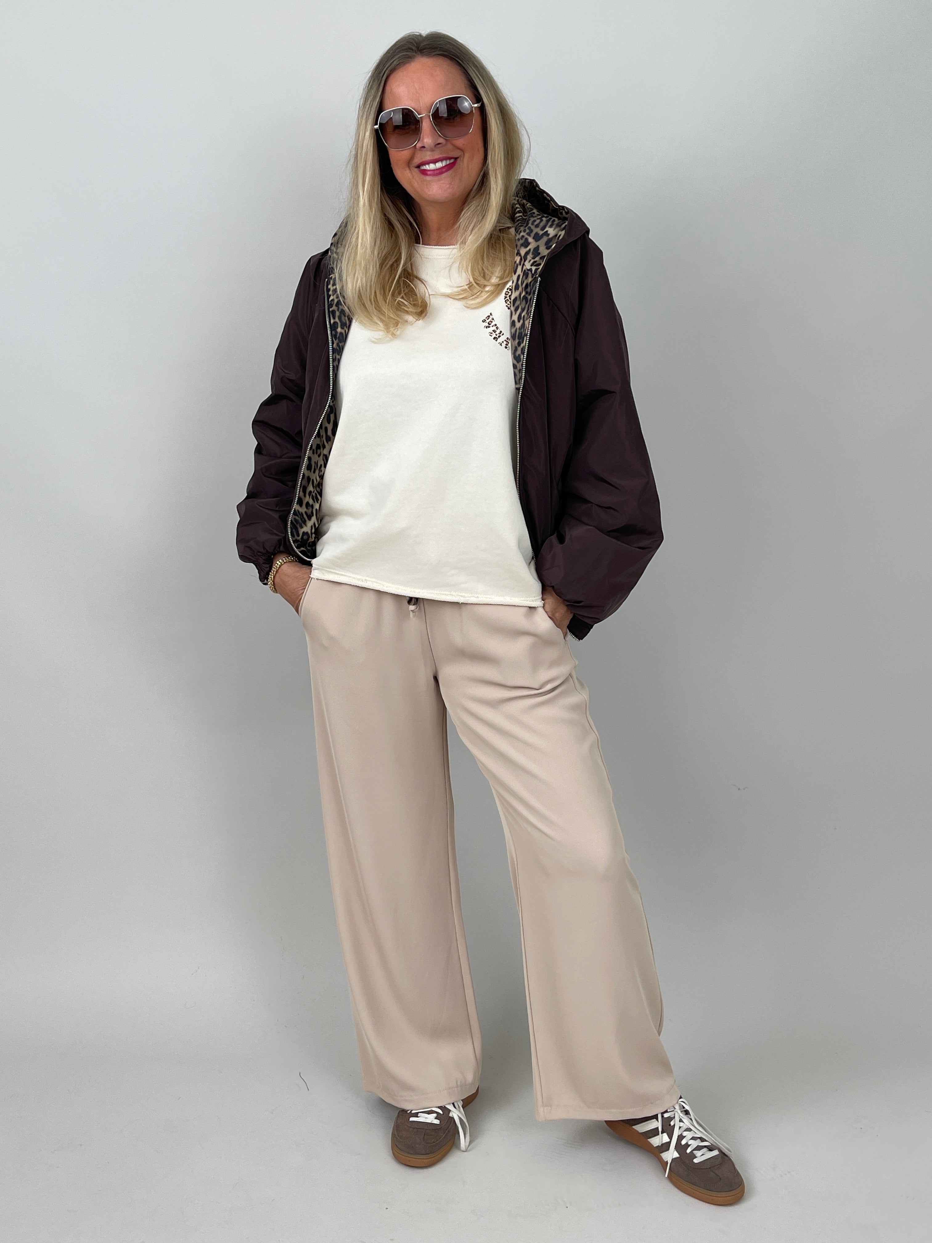 Jacke Leo-Futter in Mokka