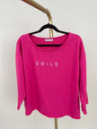 Sweatshirt Smile in versch. Farben Artikel 6078