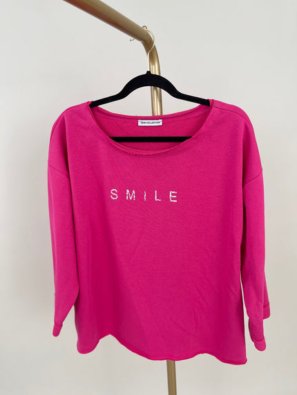 Sweatshirt Smile in versch. Farben Artikel 6078