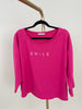 Sweatshirt Smile in versch. Farben Artikel 6078