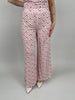 Marlene Hose Kofferstoff Punkte in Rosa/Beige