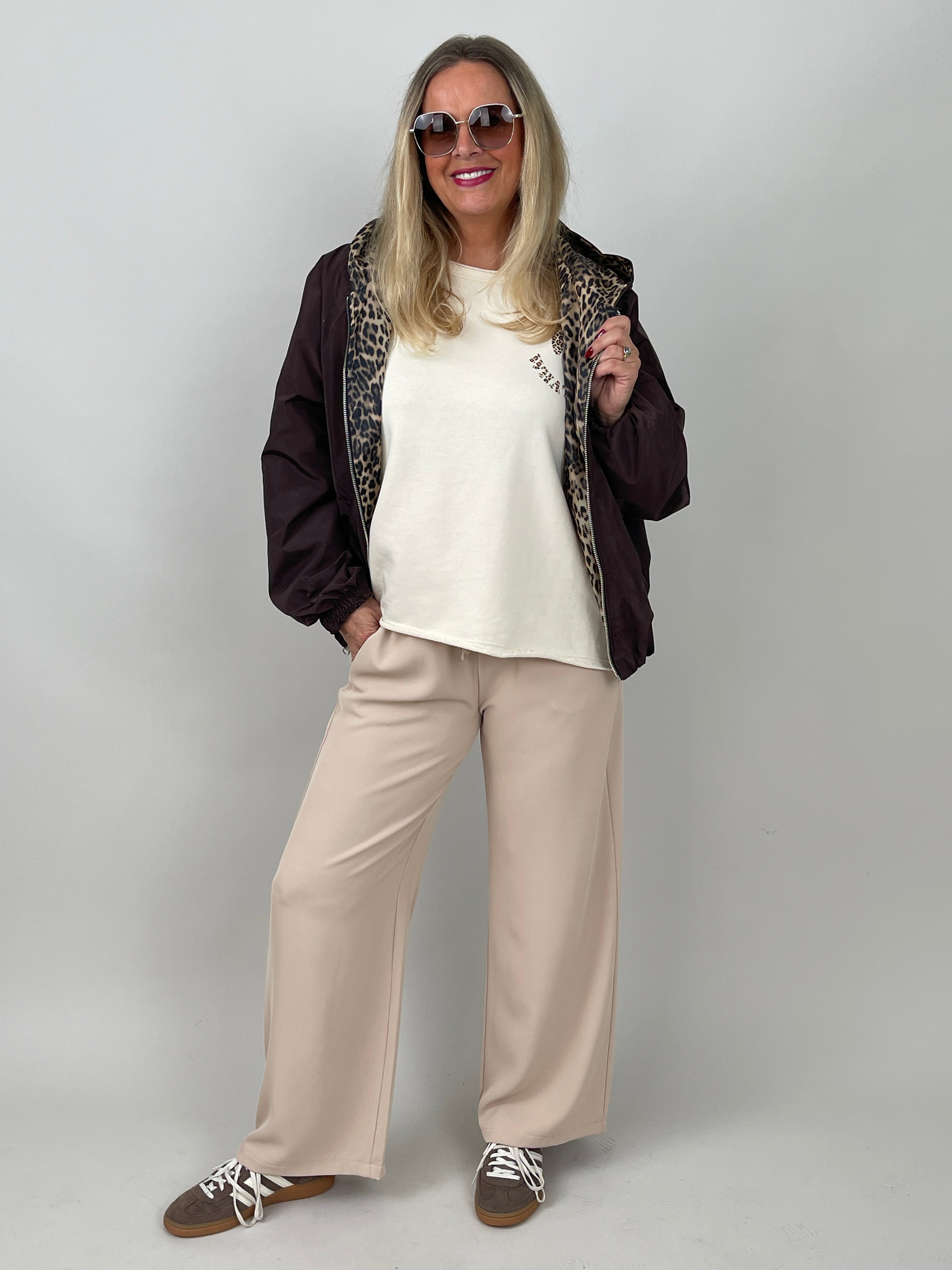 Jacke Leo-Futter in Mokka
