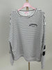 Sweater Namaste gestreift in Schwarz/Offwhite Artikel 6146