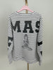 Sweater Namaste gestreift in Schwarz/Offwhite Artikel 6146