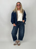Jacke Leo-Futter in Marine