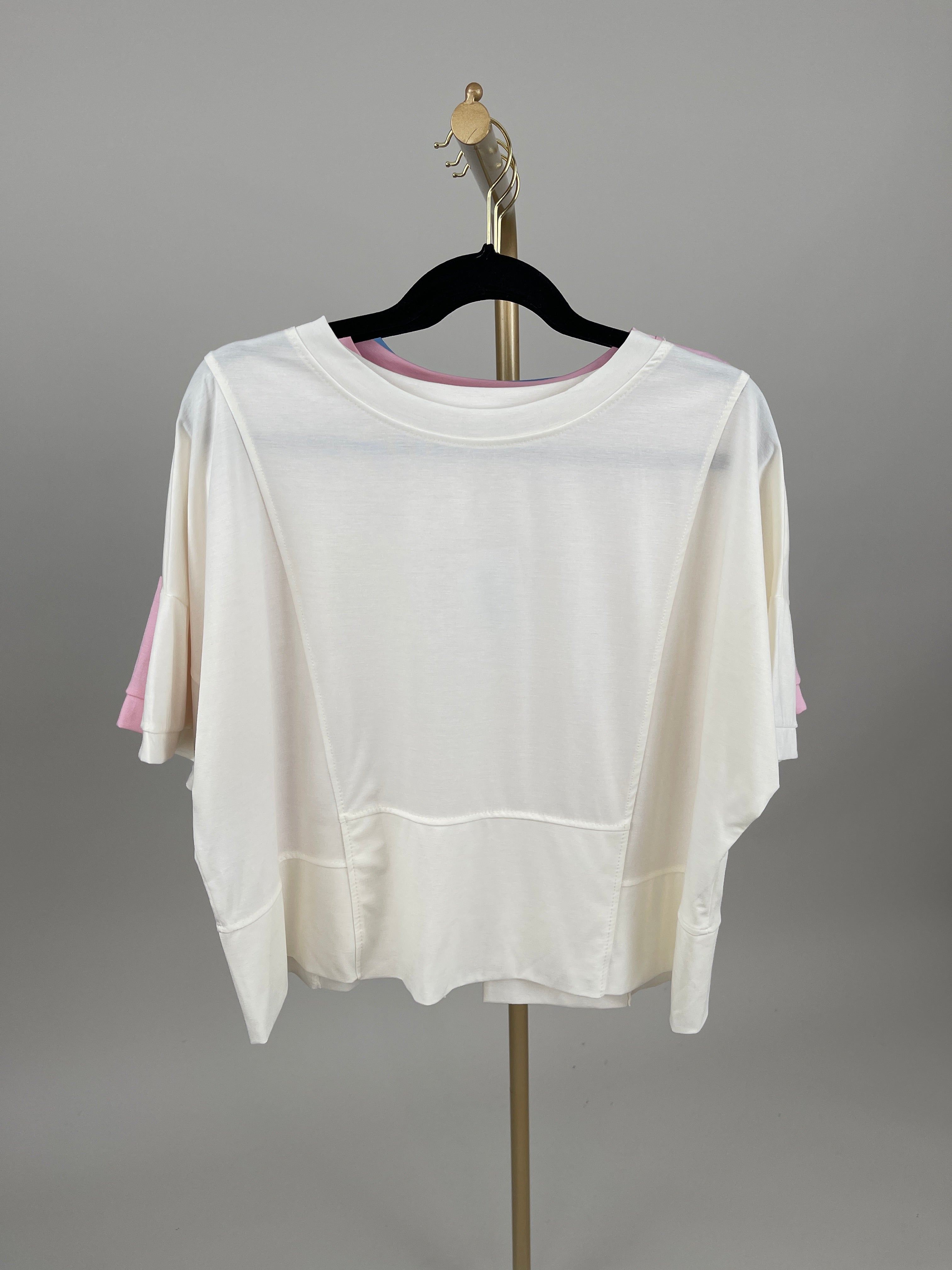 Shirt mit Knöpfen in versch. Farben