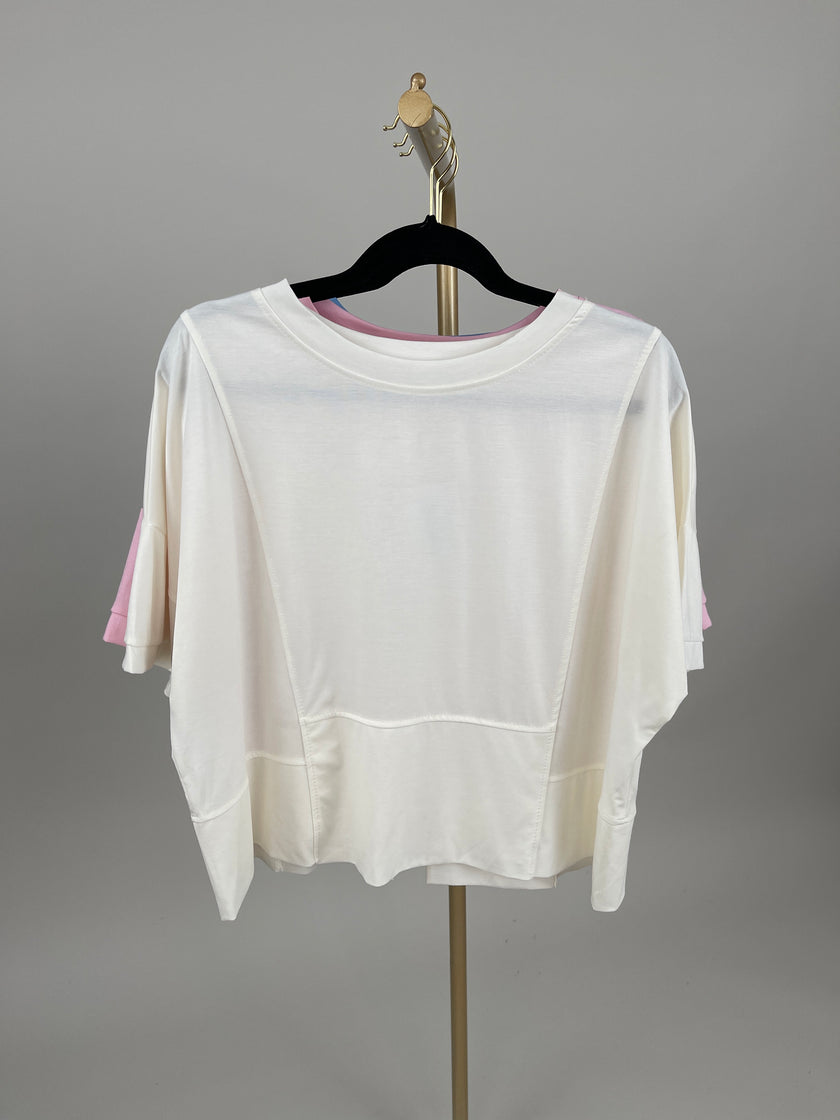 Shirt mit Knöpfen in versch. Farben