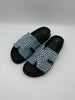 Sandalen im Denim-Look