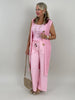 Lange Strickweste in Candypink Artikel 6185