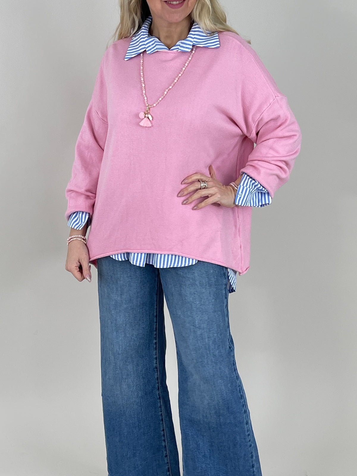 Pullover Feinstrick in versch. Farben