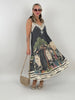 Kleid Feinstrick mit tollem Muster in Grau Artikel 6157