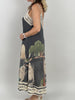 Kleid Feinstrick mit tollem Muster in Grau Artikel 6157