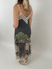 Kleid Feinstrick mit tollem Muster in Grau Artikel 6157
