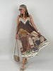 Kleid Feinstrick mit tollem Muster  in Mokka Artikel 6156
