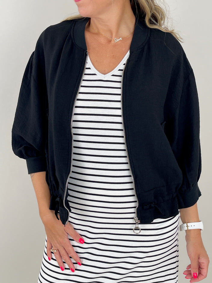 Blouson in Schwarz Artikel 6169