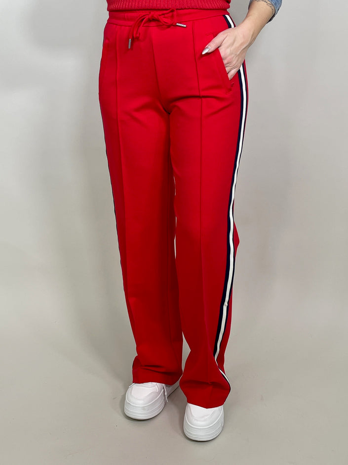 Palazzo-Hose von Red Button mit Seitenstreifen in Rot Artikel RB5631